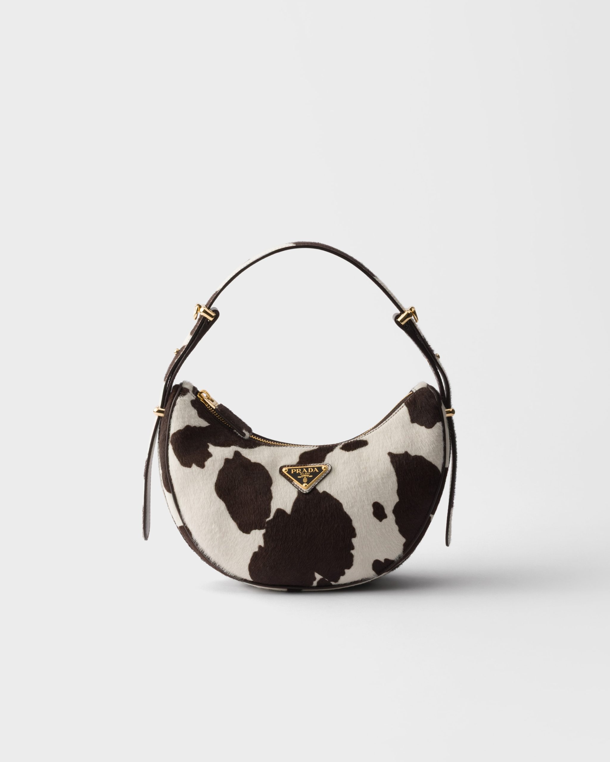 Prada Arqué printed leather mini shoulder bag - Image 1